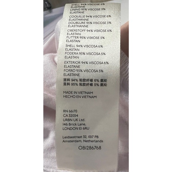 Anthropologie Bodhi Faux Wrap Cropped Red Full Wrap Blouse Top Large NEW - Picture 9 of 10